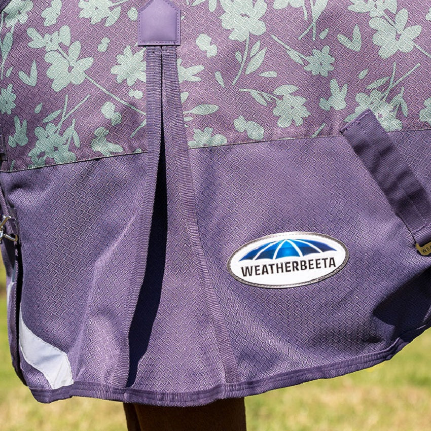 Weatherbeeta ComFiTec Plus Dynamic II Combo Neck Medium/Lite - Abstract Floral