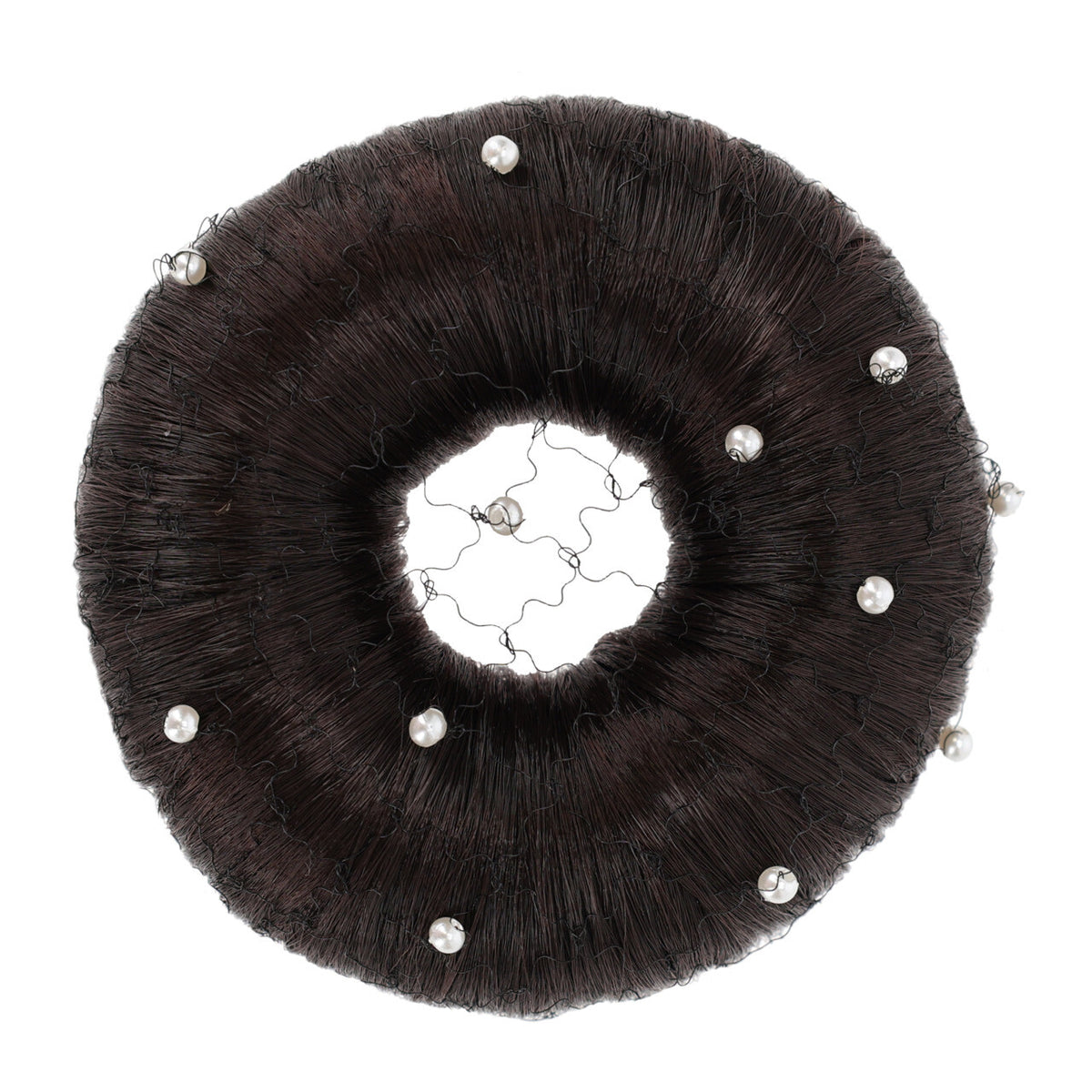 QHP Invisible Hair Net Pearl