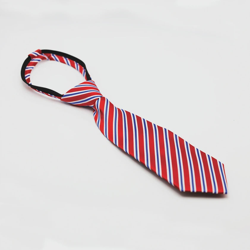 Equetech Regent Stripe Ready-tied Show Tie