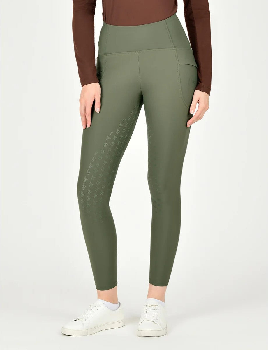 Weatherbeeta Thermal Riding Tights - Olive Night
