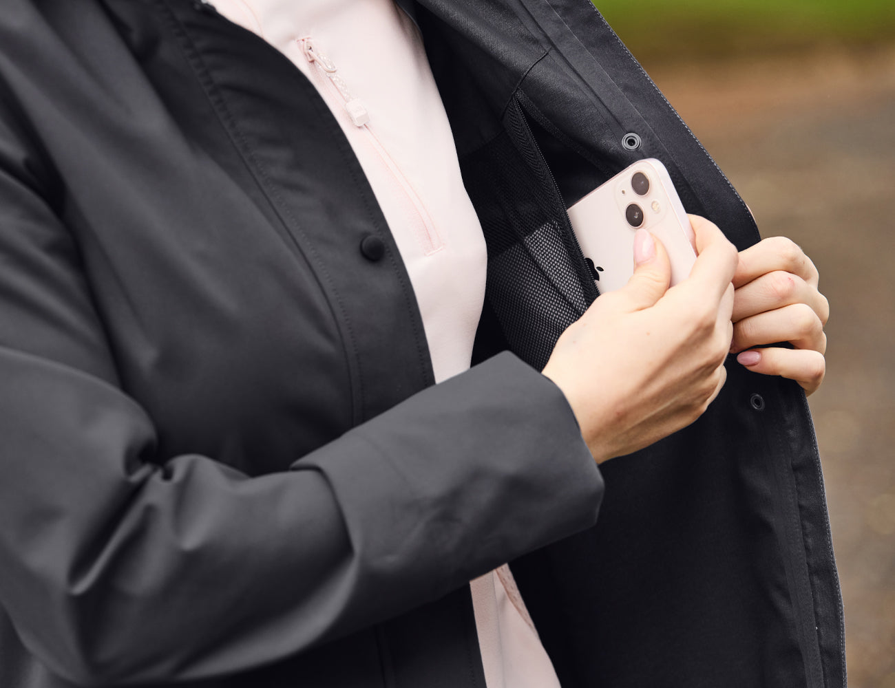 Weatherbeeta Waterproof Sapporo Snap Detail Jacket