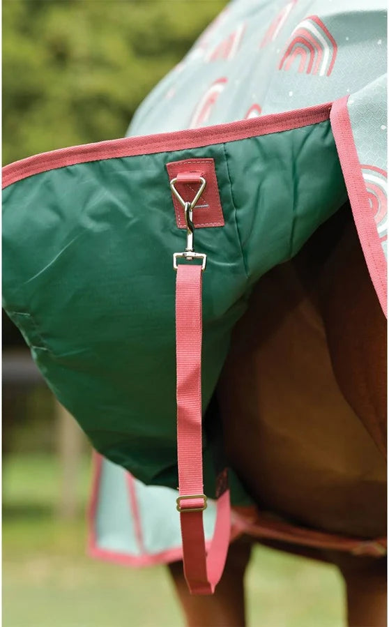 Weatherbeeta ComFiTec Plus Dynamic II Combo Neck Medium/Lite - Boho Rainbow Print