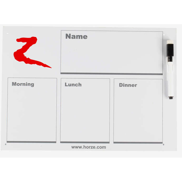 Horze Schedule White Board + Marker