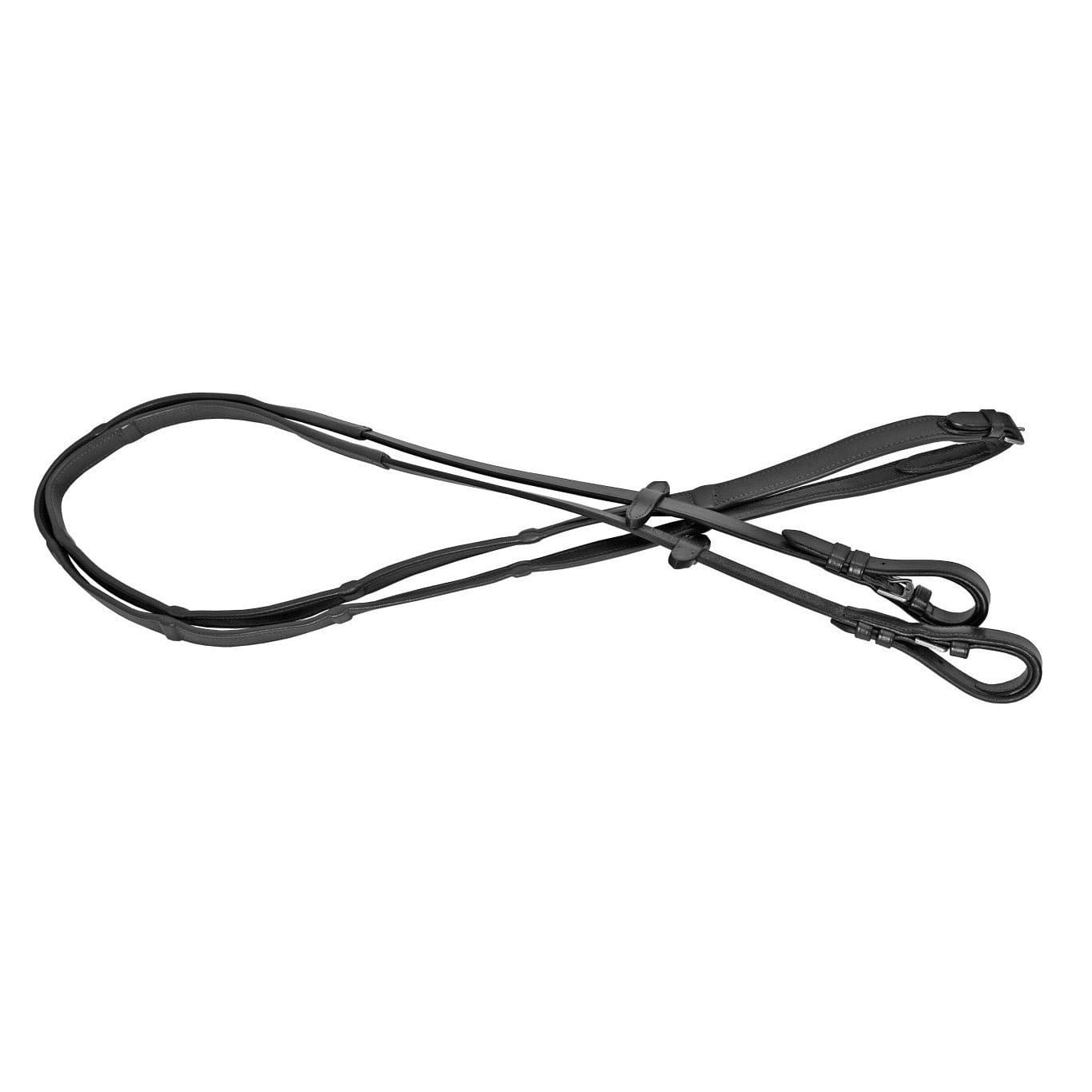 Platinum Soft Padded Leather Reins with Buckles