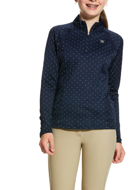 Ariat Girls Sunstopper Long Sleeve Top 2.0 with 1/4 Zip
