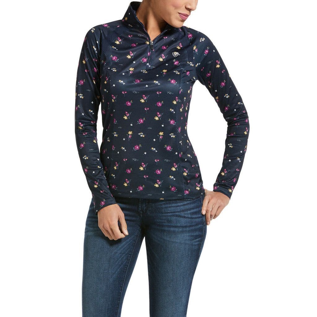 Ariat Sunstopper Long Sleeve Top 2.0 with 1/4 Zip Baselayer