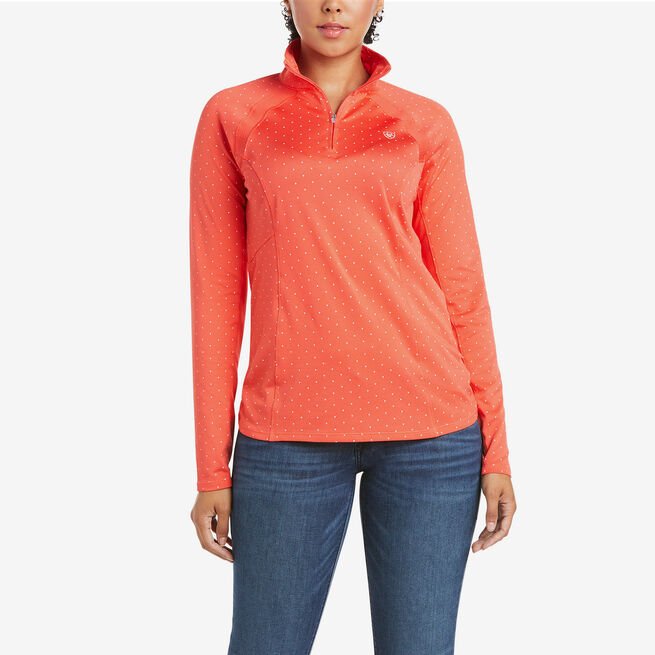 Ariat Sunstopper Long Sleeve Top 2.0 with 1/4 Zip Baselayer