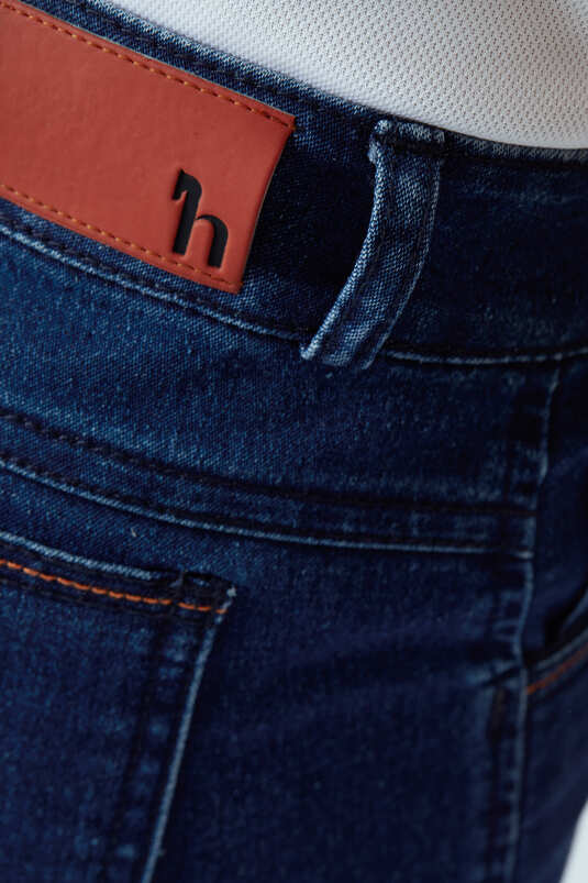 Horze Allison Kids Denim Silicone Full Seat Breeches