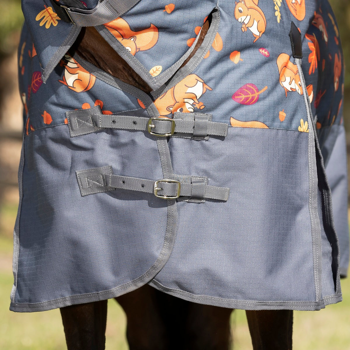Weatherbeeta ComFiTec Essential Combo Neck Lite Plus - Squirrel Print