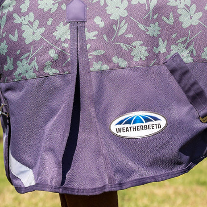 Weatherbeeta ComFiTec Plus Dynamic II Combo Neck Medium/Lite - Abstract Floral