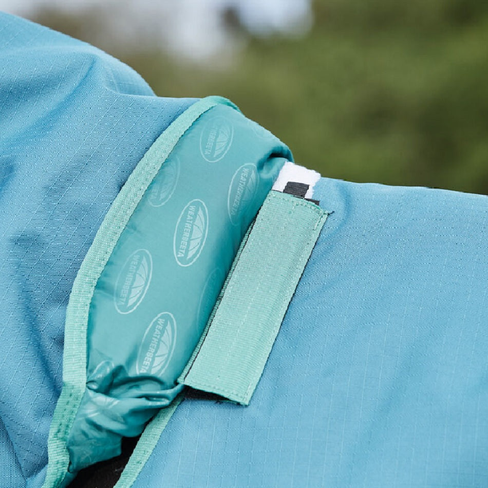 Weatherbeeta Green-Tec 1200D Detach-A-Neck Lite Plus - Dragonfly Blue