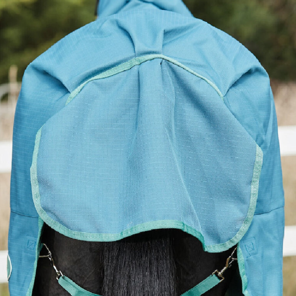 Weatherbeeta Green-Tec 1200D Detach-A-Neck Lite Plus - Dragonfly Blue
