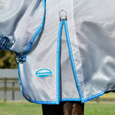 Weatherbeeta ComFiTec Hexi Shield Combo Cover - Silver/Teal Blue