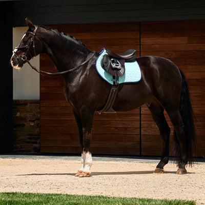 Weatherbeeta Suede Elite Air-Tec Jump Shaped Saddle Pad