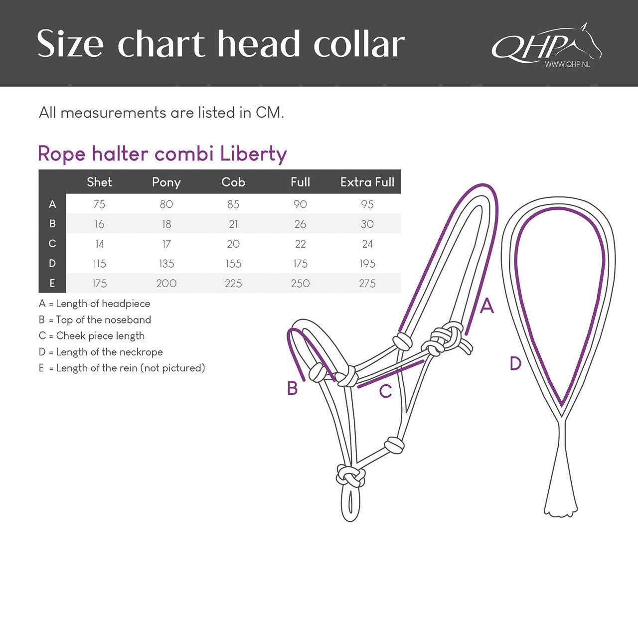 QHP Rope Halter Combi Liberty