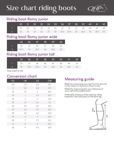 Romy Junior Long Riding Boot - Wide