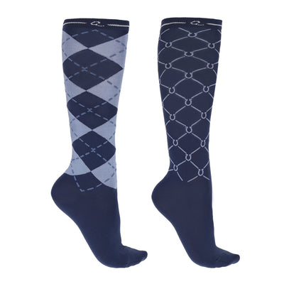 QHP Knee Stockings Classic - 2 pack