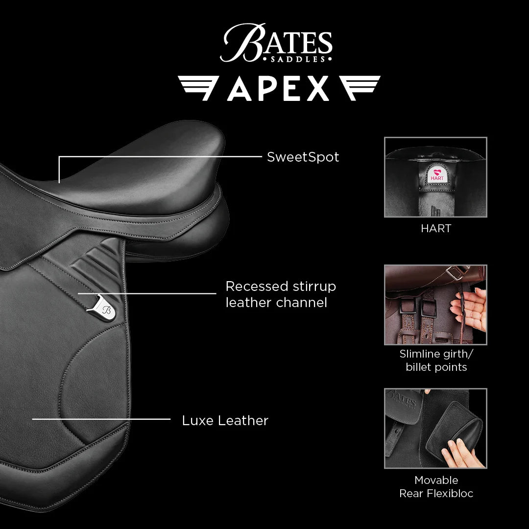 Bates Apex Jump Saddle