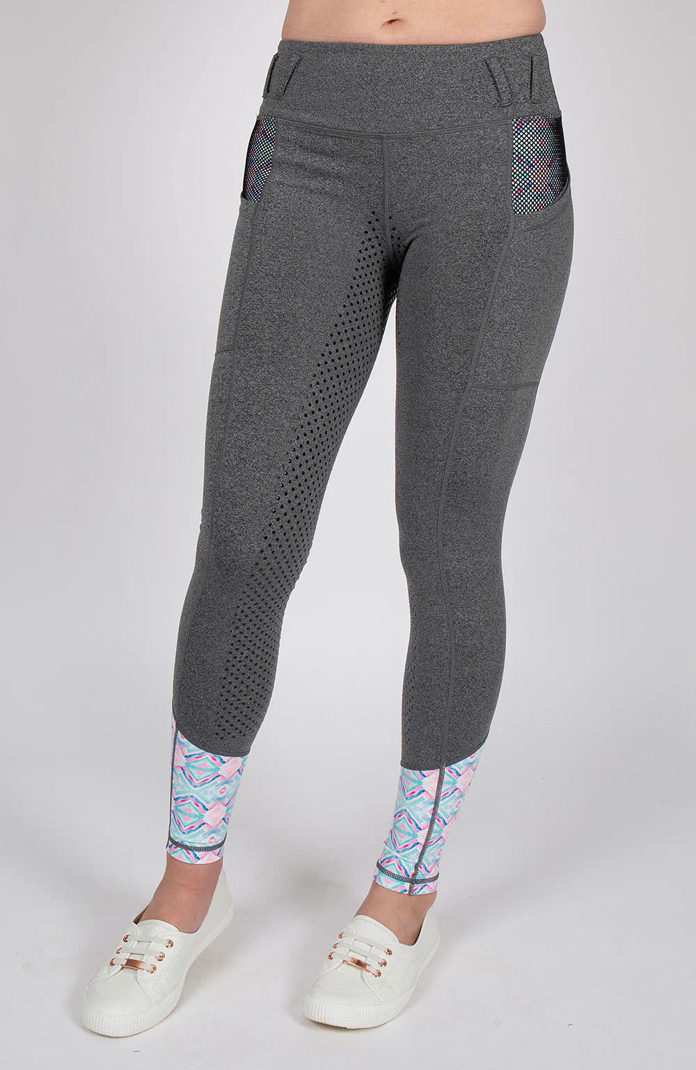 Bare Equestrian Adult Performance Tights - Azure