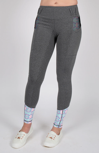 Bare Equestrian Adult Performance Tights - Azure