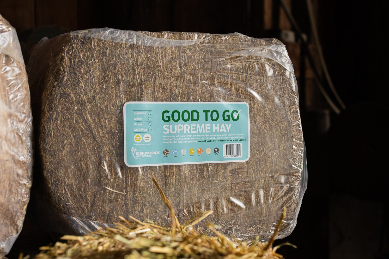Supreme Hay Compact Bale - Wrapped