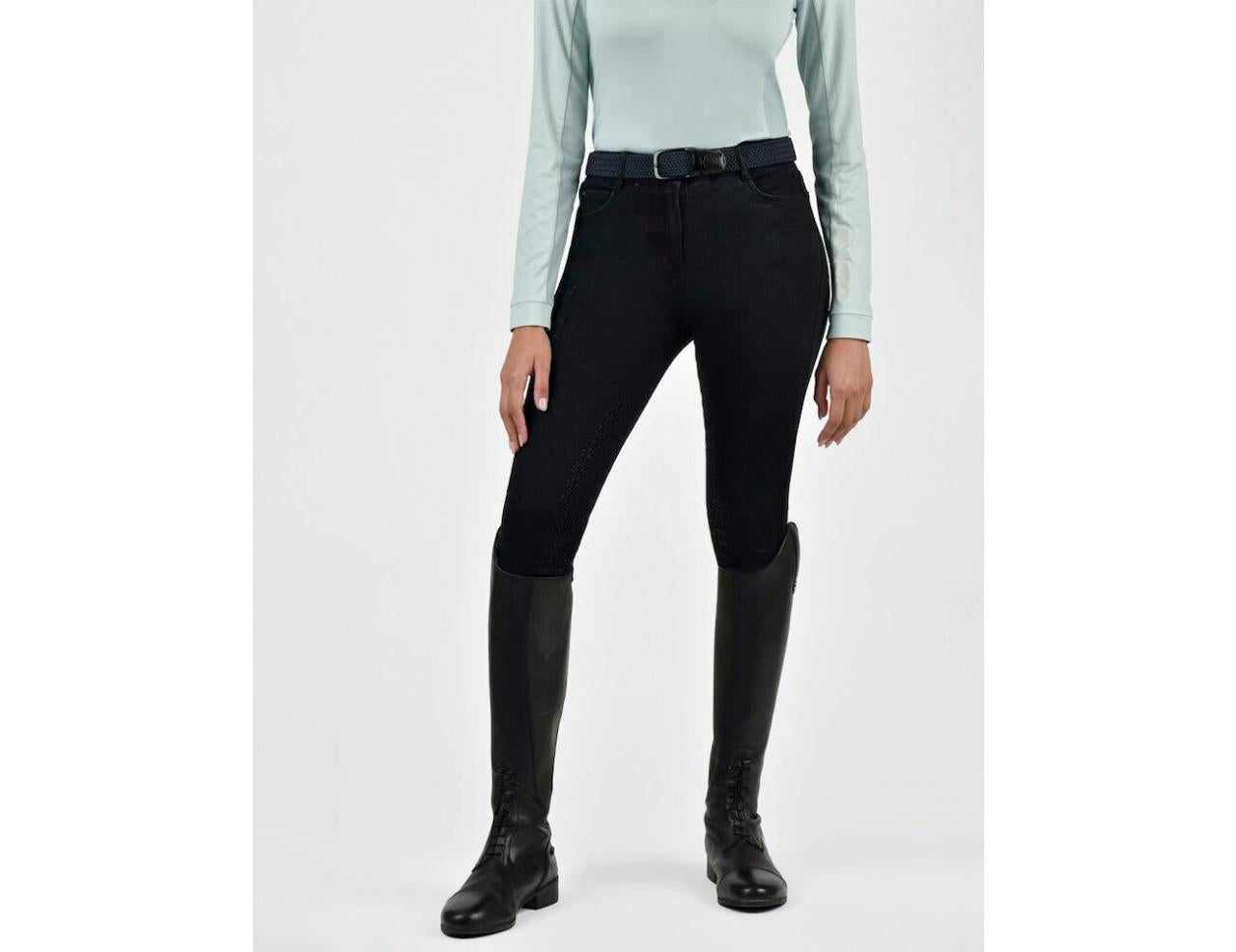 Dublin Celeste Denim Full Seat Breeches