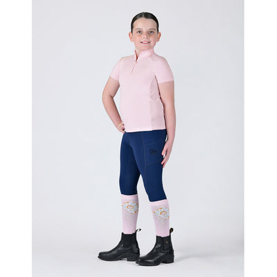 Dublin Kids Tabby Short Sleeve Riding Top