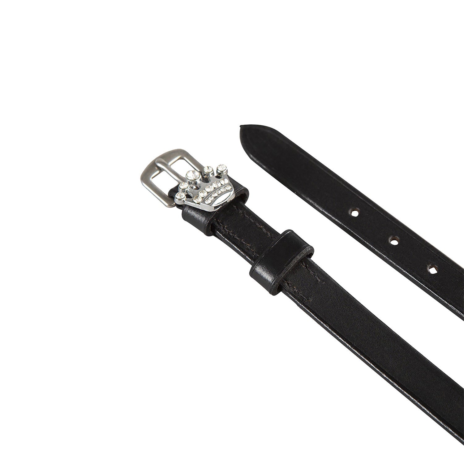 Equestro Spur Straps - Rhinestone Crown