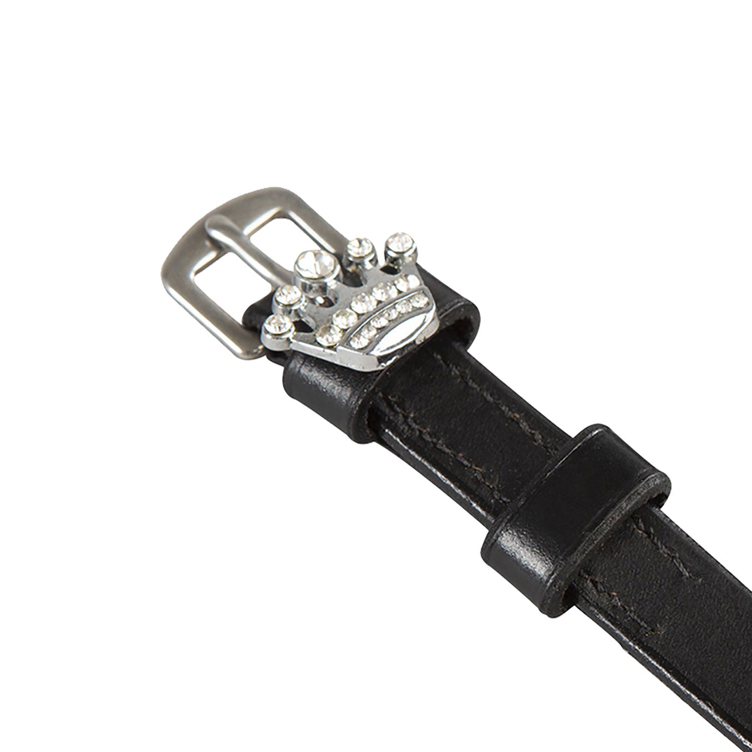 Equestro Spur Straps - Rhinestone Crown