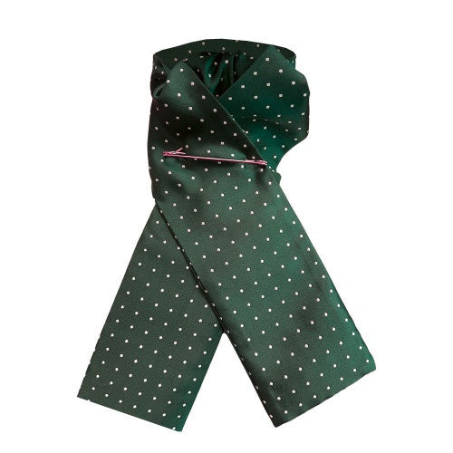 Equetech Pin Spot Riding Stock - Green/White