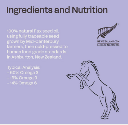 Four Flax Equine Omega 3