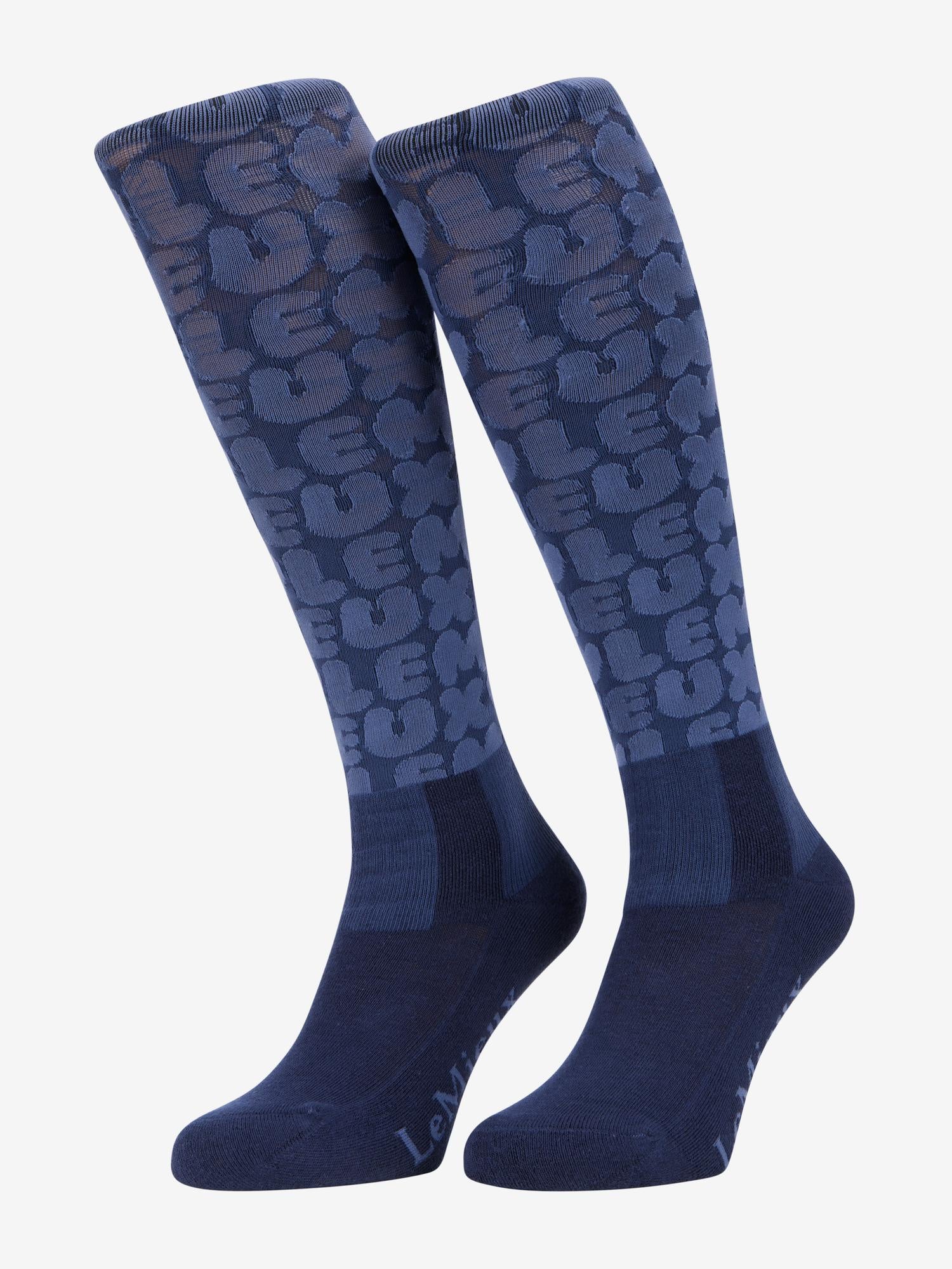 LeMieux Footsie Socks - Bubble Font