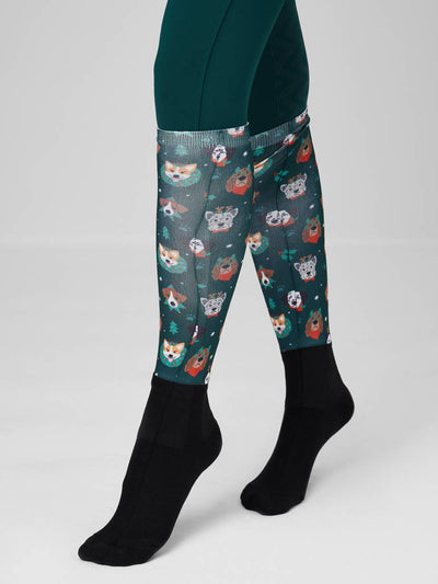 LeMieux Christmas Footsie Socks