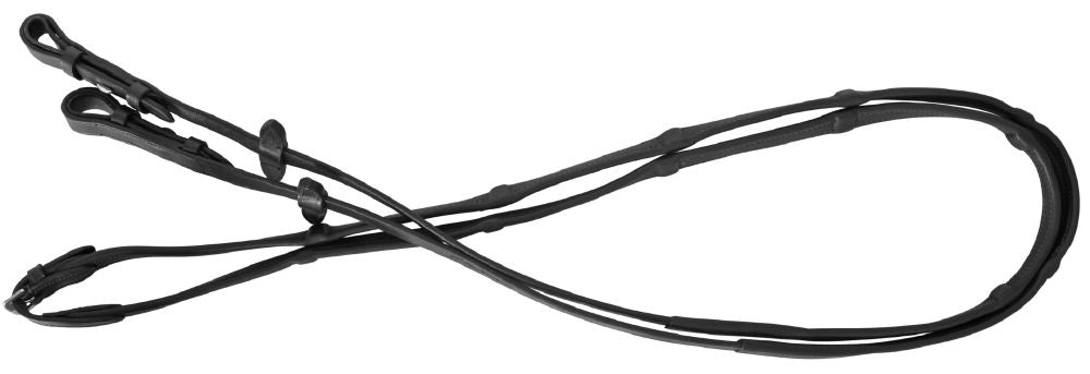 Platinum Soft Padded Leather Reins with Billets