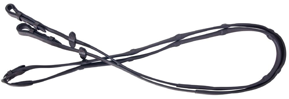 Platinum Soft Padded Leather Reins with Billets