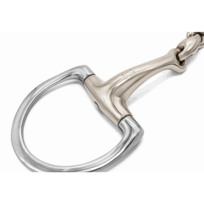 Sprenger Dynamic RS Eggbutt Bit with D-shaped rings 16 mm double jointed