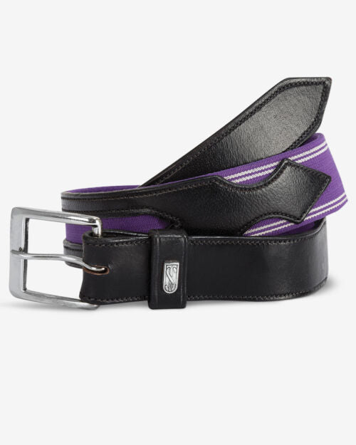 Tredstep Stretch Belt - Black & Purple