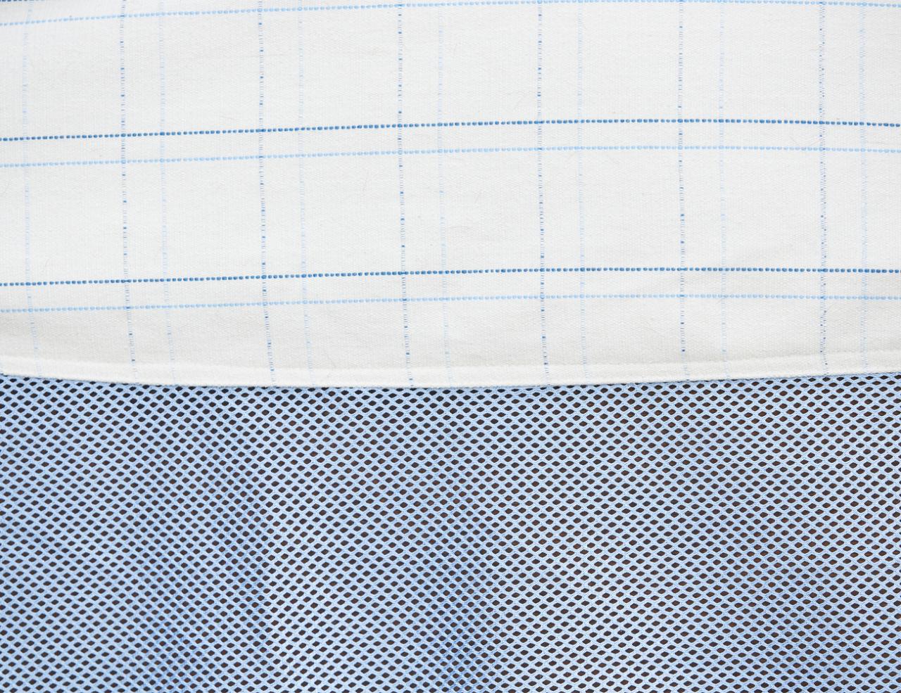 Weatherbeeta Breeze Combo Scrunch Neck II - White/Blue /Lemon