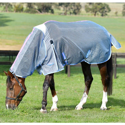 Weatherbeeta ComFiTec Ripshield Plus Combo Cover - Grey/Cornflower