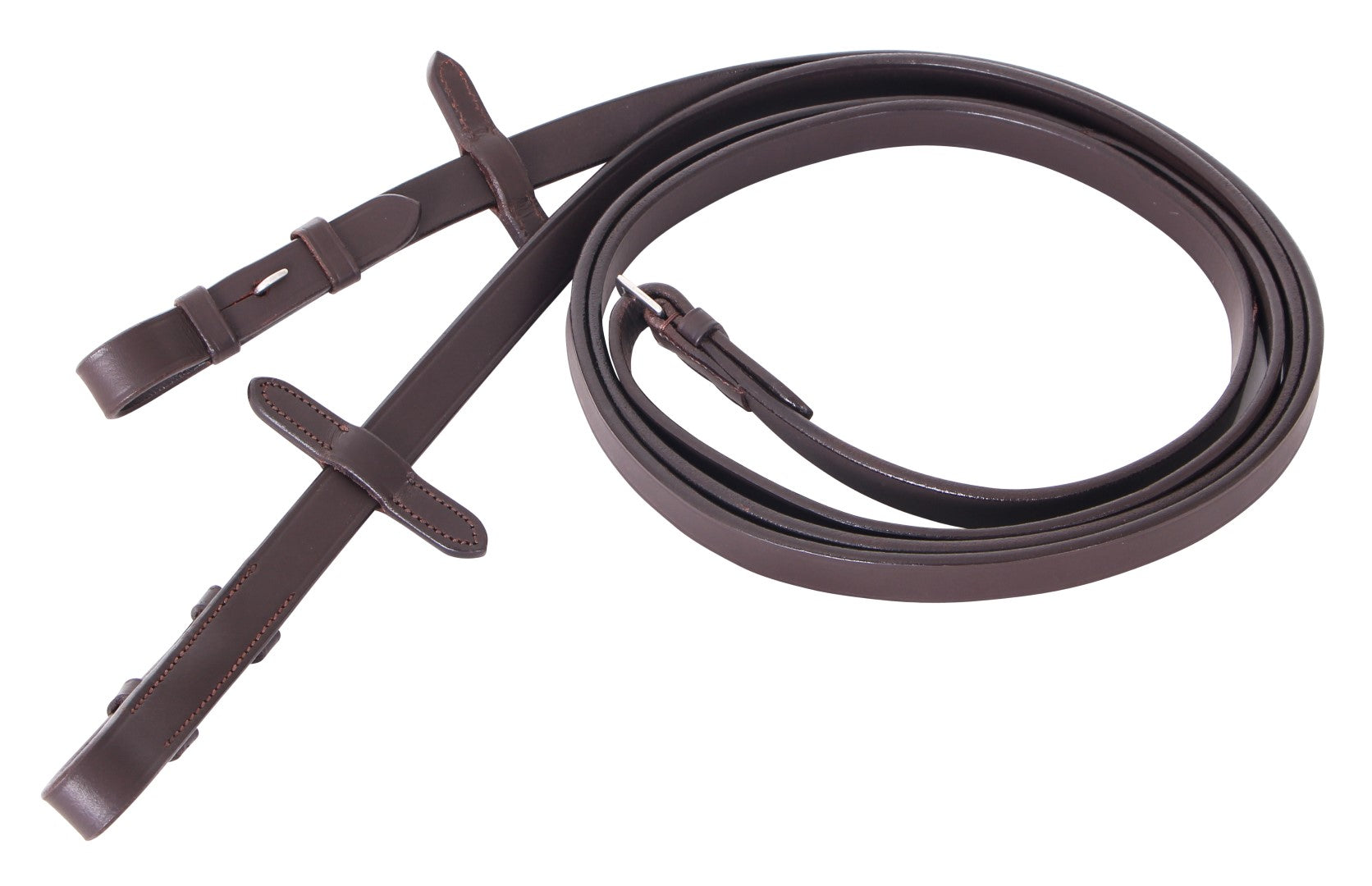 Cavallino Show Bridle w Leather Reins