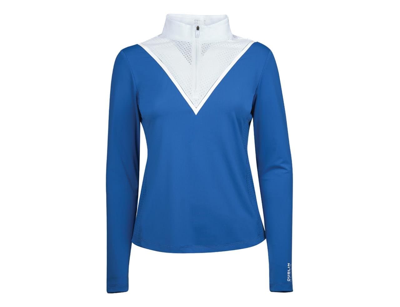 Dublin Black Sharon Long Sleeve Bib Panel 1/4 Zip Top