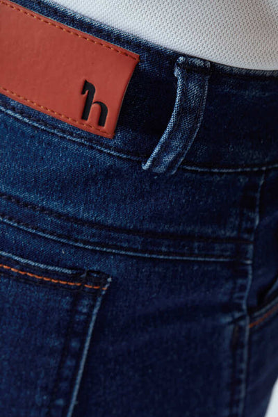 Horze Allison Kids Denim Silicone Full Seat Breeches