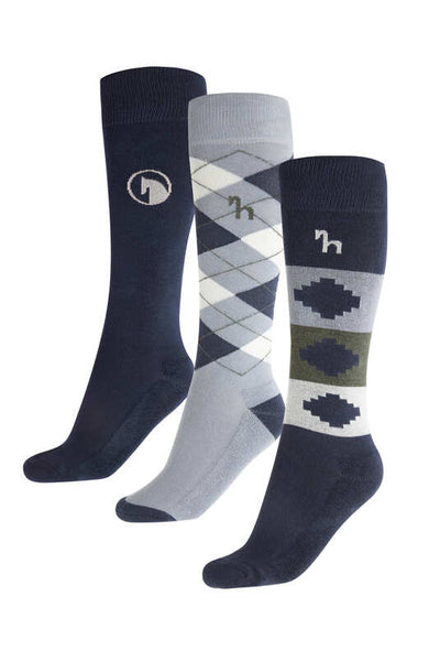 Horze Bamboo Knee Socks (3-Pack)