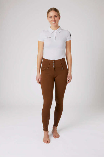 Horze Tara Women's High Waisted Silicone Full Seat Breeches