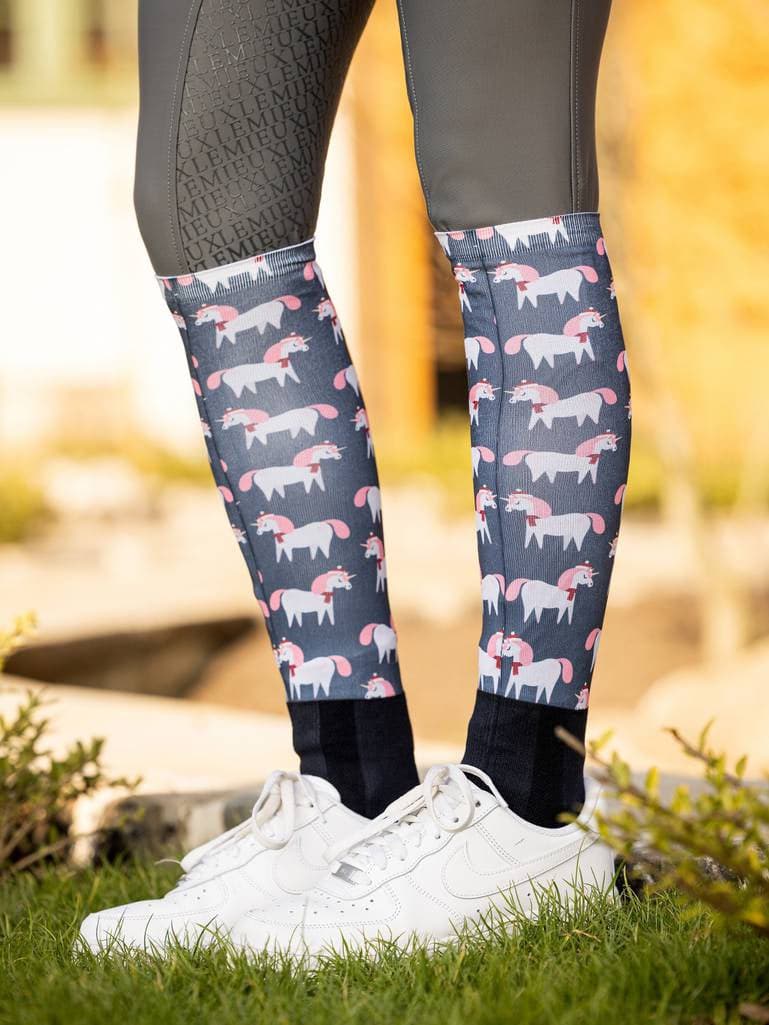 LeMieux Christmas Footsie Socks
