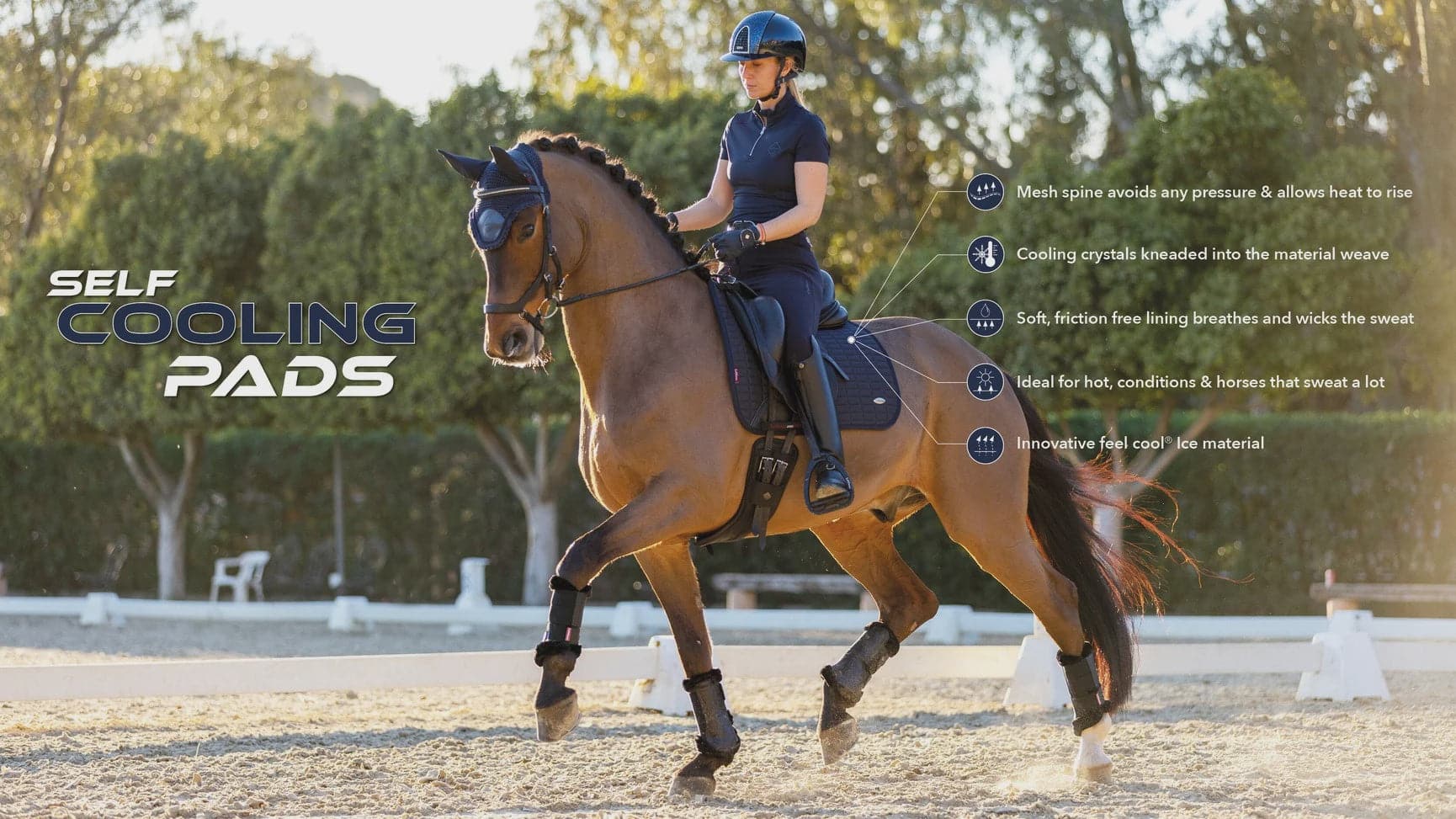 LeMieux Self-Cool Dressage Square