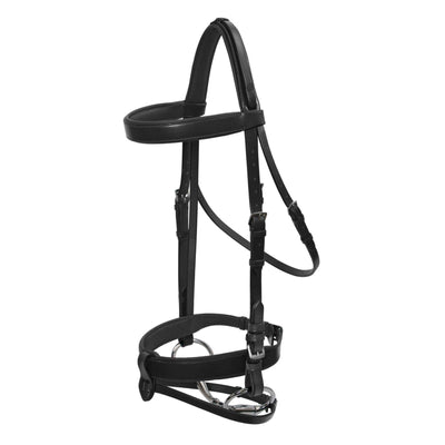 Platinum Wide Hunt Bridle