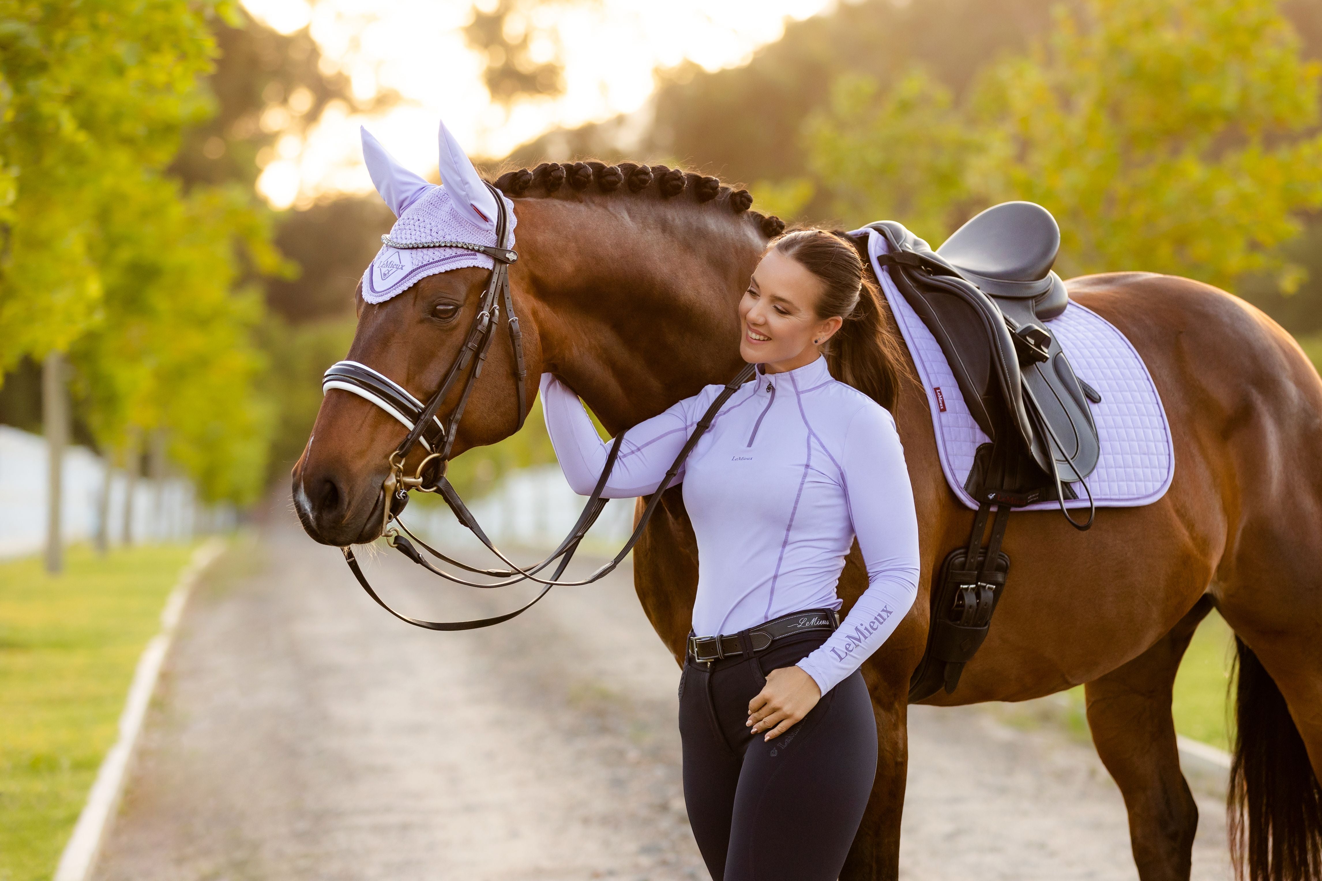LeMieux Suede Dressage Square - SS23