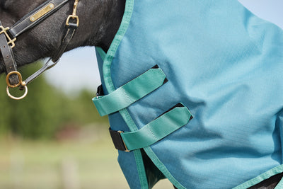 Weatherbeeta Green-Tec 1200D Detach-A-Neck Lite Plus Cover - Dragonfly Blue